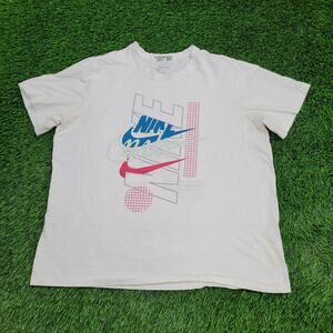 NIKE Shirt XL 24x27 Center-Swoosh Just-Do-It Spellout